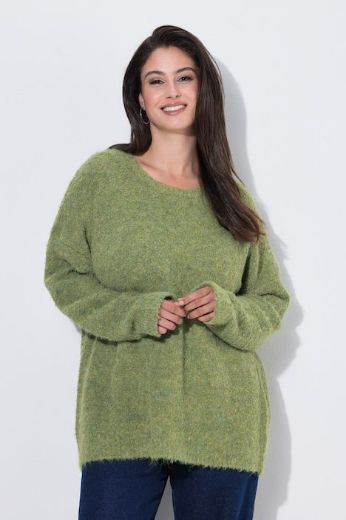 Moda za polnejše Pulover dugih rukava širokog kroja okruglog izreza plus velikost, xxl, Ulla Popken in Johann Popken (JP1880)