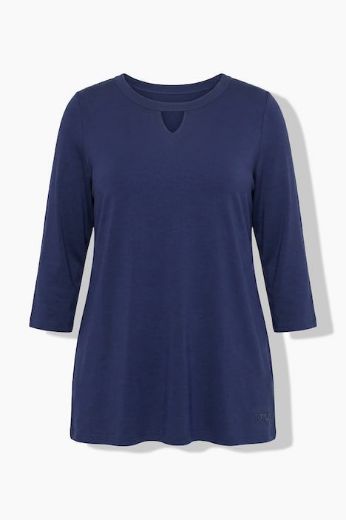 Moda za polnejše Majica 3/4 rukava A kroja okruglog izreza plus velikost, xxl, Ulla Popken in Johann Popken (JP1880)