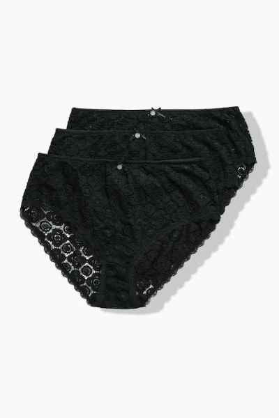 Slika Gaćice midi čipkaste 3 u paketu