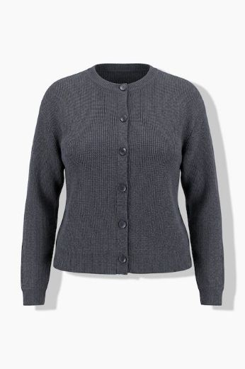 Moda za polnejše Kardigan dugih rukava pleteni plus velikost, xxl, Ulla Popken in Johann Popken (JP1880)