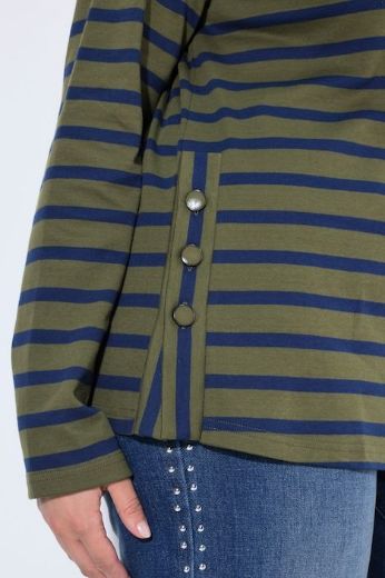 Moda za polnejše Majica dugih rukava plus velikost, xxl, Ulla Popken in Johann Popken (JP1880)