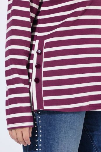 Moda za polnejše Majica dugih rukava plus velikost, xxl, Ulla Popken in Johann Popken (JP1880)
