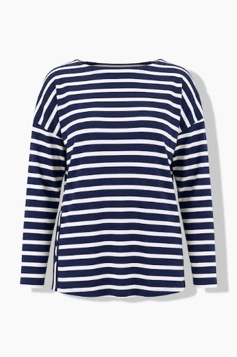 Moda za polnejše Majica dugih rukava plus velikost, xxl, Ulla Popken in Johann Popken (JP1880)