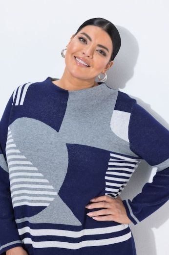 Moda za polnejše Pulover dugih rukava plus velikost, xxl, Ulla Popken in Johann Popken (JP1880)