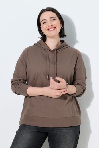Moda za polnejše Majica dugih rukava s kapuljačom plus velikost, xxl, Ulla Popken in Johann Popken (JP1880)