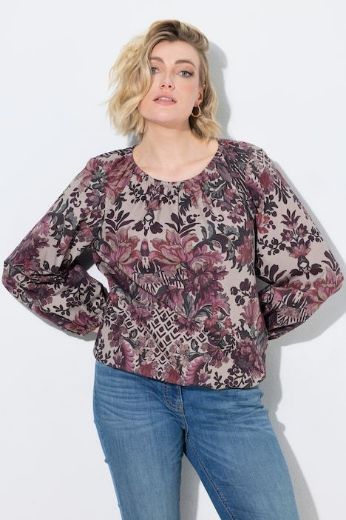 Moda za polnejše Majica dugih rukava plus velikost, xxl, Ulla Popken in Johann Popken (JP1880)