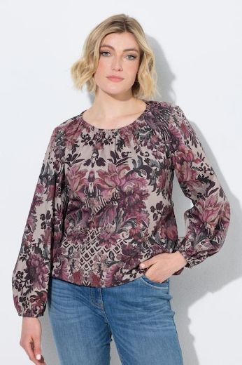 Moda za polnejše Majica dugih rukava plus velikost, xxl, Ulla Popken in Johann Popken (JP1880)