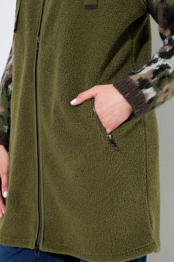 Moda za polnejše Prsluk  dužeg  kroja s kapuljačom plus velikost, xxl, Ulla Popken in Johann Popken (JP1880)