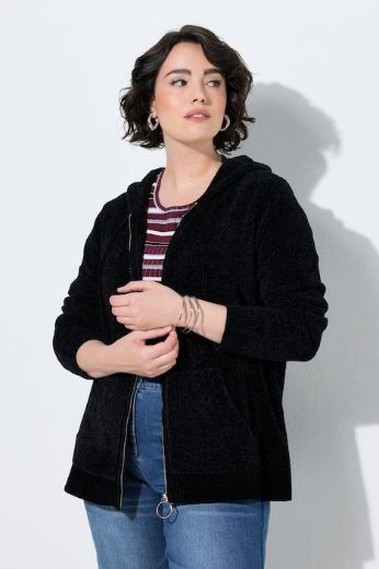Moda za polnejše Kardigan kraćeg modela s patentnim zatvaračem plus velikost, xxl, Ulla Popken in Johann Popken (JP1880)