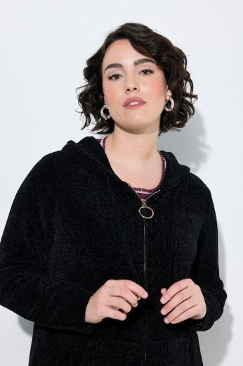 Moda za polnejše Kardigan kraćeg modela s patentnim zatvaračem plus velikost, xxl, Ulla Popken in Johann Popken (JP1880)