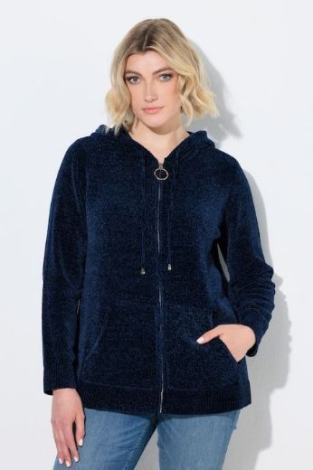 Moda za polnejše Kardigan kraćeg modela s patentnim zatvaračem plus velikost, xxl, Ulla Popken in Johann Popken (JP1880)