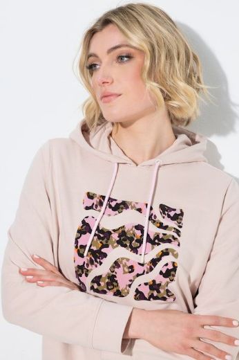 Moda za polnejše Majica dugih rukava s kapuljačom plus velikost, xxl, Ulla Popken in Johann Popken (JP1880)