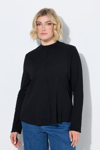 Moda za polnejše Majica dugih rukava s povišenim ovratnikom plus velikost, xxl, Ulla Popken in Johann Popken (JP1880)