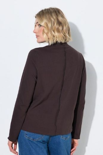 Moda za polnejše Majica dugih rukava s povišenim ovratnikom plus velikost, xxl, Ulla Popken in Johann Popken (JP1880)