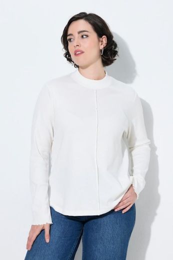 Moda za polnejše Majica dugih rukava s povišenim ovratnikom plus velikost, xxl, Ulla Popken in Johann Popken (JP1880)