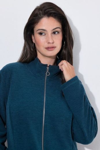 Moda za polnejše Jakna od flisa dugih rukava s povišenim ovratnikom plus velikost, xxl, Ulla Popken in Johann Popken (JP1880)