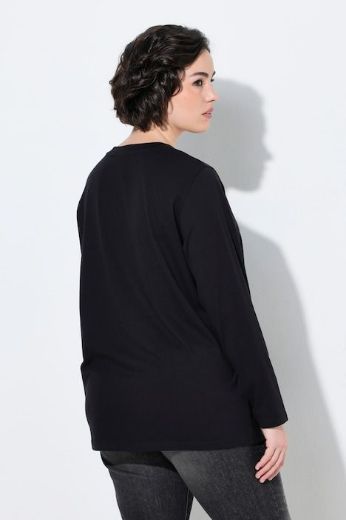 Moda za polnejše Majica dugih rukava s motivom srca plus velikost, xxl, Ulla Popken in Johann Popken (JP1880)