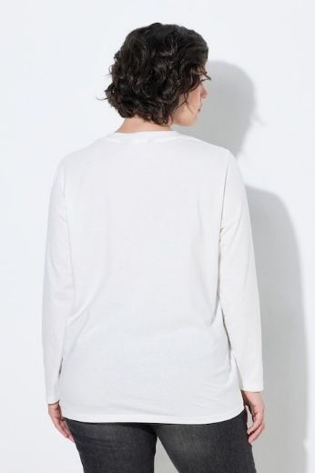 Moda za polnejše Majica dugih rukava s motivom srca plus velikost, xxl, Ulla Popken in Johann Popken (JP1880)