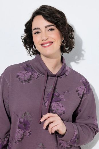 Moda za polnejše Majica dugih rukava A kroja s povišenim ovratnikom i cvjetnim uzorkom plus velikost, xxl, Ulla Popken in Johann Popken (JP1880)