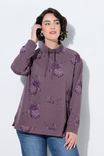 Moda za polnejše Majica dugih rukava A kroja s povišenim ovratnikom i cvjetnim uzorkom plus velikost, xxl, Ulla Popken in Johann Popken (JP1880)