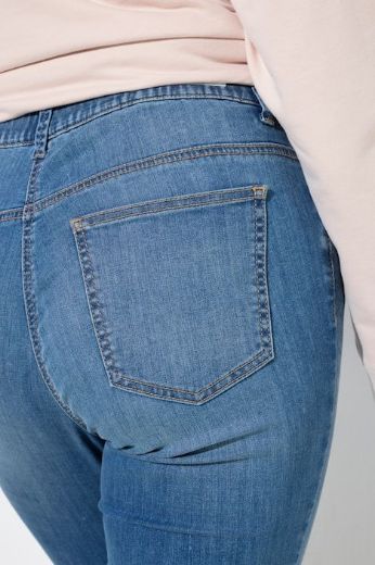 Moda za polnejše Traperice uskih nogavica s udobnim strukom plus velikost, xxl, Ulla Popken in Johann Popken (JP1880)