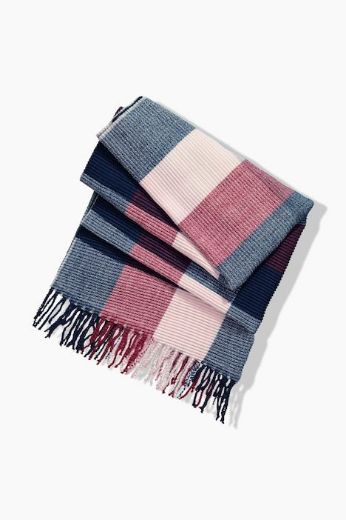Moda za polnejše Šal karirani plus velikost, xxl, Ulla Popken in Johann Popken (JP1880)