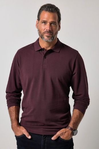 Moda za polnejše Majica Polo dugi rukavi plus velikost, xxl, Ulla Popken in Johann Popken (JP1880)