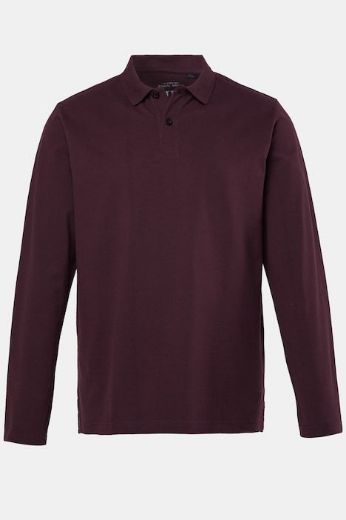 Moda za polnejše Majica Polo dugi rukavi plus velikost, xxl, Ulla Popken in Johann Popken (JP1880)