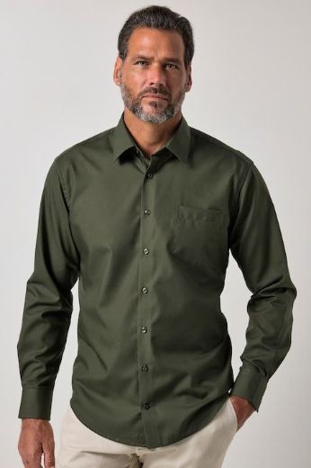 Moda za polnejše Košulja poslovna Modern Fit plus velikost, xxl, Ulla Popken in Johann Popken (JP1880)