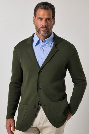 Moda za polnejše Sako pleteni plus velikost, xxl, Ulla Popken in Johann Popken (JP1880)