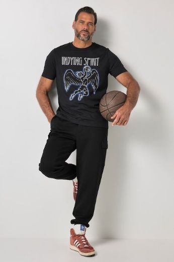 Moda za polnejše Majica kratkih rukava sportska s printom plus velikost, xxl, Ulla Popken in Johann Popken (JP1880)