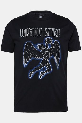 Moda za polnejše Majica kratkih rukava sportska s printom plus velikost, xxl, Ulla Popken in Johann Popken (JP1880)