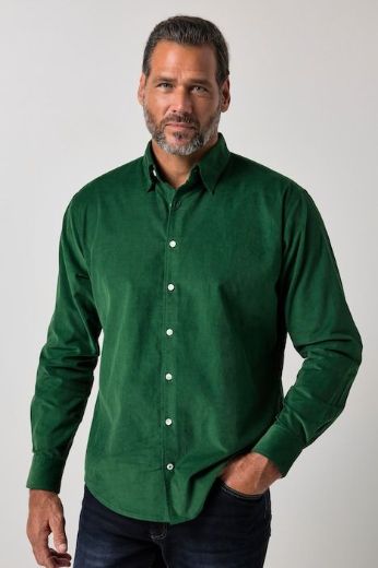 Moda za polnejše Košulja od samta dugih rukav plus velikost, xxl, Ulla Popken in Johann Popken (JP1880)