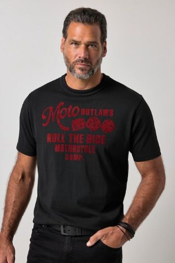 Moda za polnejše Majica kratkih rukava s printom plus velikost, xxl, Ulla Popken in Johann Popken (JP1880)