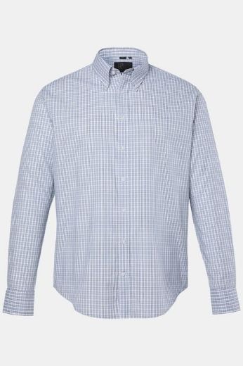Moda za polnejše Košulja karirana dugih rukava plus velikost, xxl, Ulla Popken in Johann Popken (JP1880)
