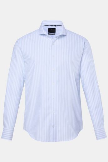 Moda za polnejše Košulja poslovna dugih rukava na pruge plus velikost, xxl, Ulla Popken in Johann Popken (JP1880)