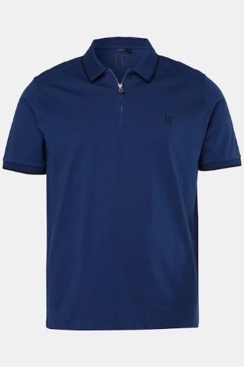 Moda za polnejše Majica polo kratkih rukava s patentnim zatvaračem plus velikost, xxl, Ulla Popken in Johann Popken (JP1880)