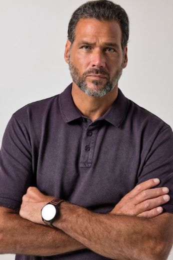 Moda za polnejše Majica polo kratkih rukava plus velikost, xxl, Ulla Popken in Johann Popken (JP1880)