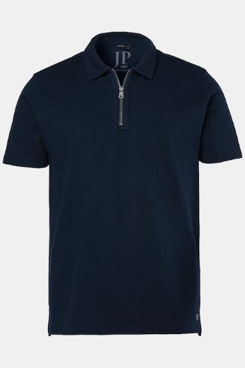 Moda za polnejše Majica polo kratkih rukava s patentnim zatvaračem plus velikost, xxl, Ulla Popken in Johann Popken (JP1880)