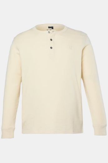 Moda za polnejše Majica dugih rukava s gumbima plus velikost, xxl, Ulla Popken in Johann Popken (JP1880)