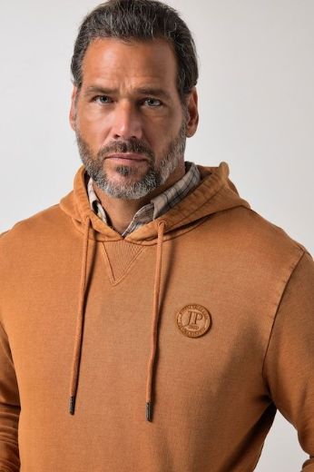 Moda za polnejše Majica dugih rukava s kapuljačom plus velikost, xxl, Ulla Popken in Johann Popken (JP1880)