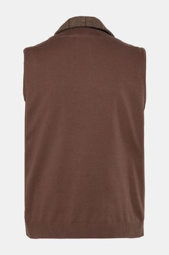 Moda za polnejše Prsluk karirani elastičan s reverima plus velikost, xxl, Ulla Popken in Johann Popken (JP1880)