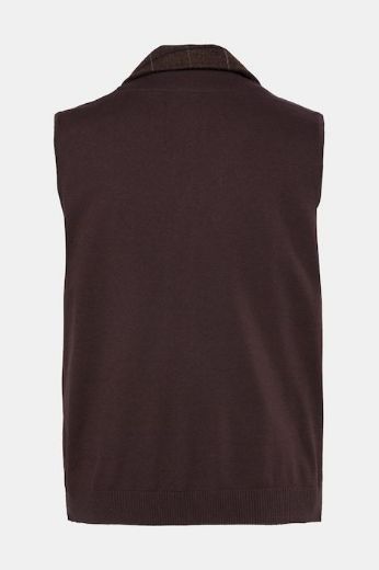 Moda za polnejše Prsluk karirani elastičan s reverima plus velikost, xxl, Ulla Popken in Johann Popken (JP1880)