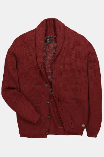 Moda za polnejše Vesta dugih rukava s kragnom i gumbima plus velikost, xxl, Ulla Popken in Johann Popken (JP1880)