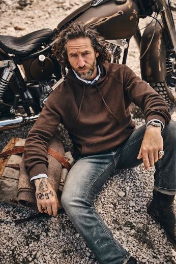 Moda za polnejše Majica dugih rukava s kapuljačom plus velikost, xxl, Ulla Popken in Johann Popken (JP1880)