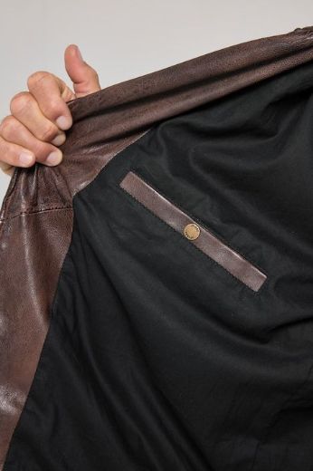 Moda za polnejše Jakna kožna plus velikost, xxl, Ulla Popken in Johann Popken (JP1880)
