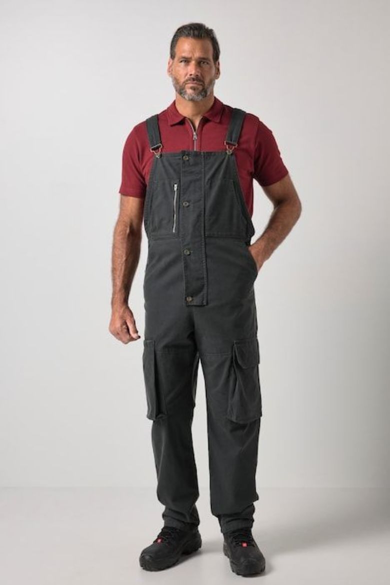 Moda za polnejše Hlače radne s naramenicama i više džepova plus velikost, xxl, Ulla Popken in Johann Popken (JP1880)