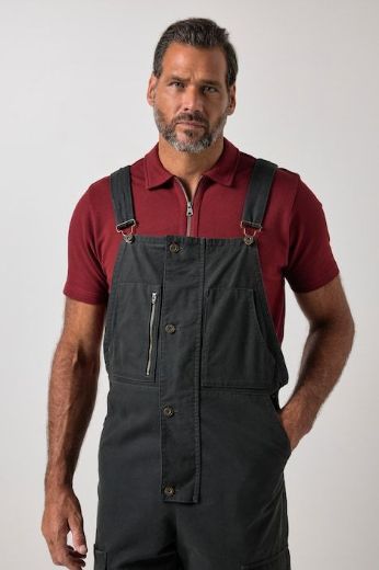 Moda za polnejše Hlače radne s naramenicama i više džepova plus velikost, xxl, Ulla Popken in Johann Popken (JP1880)