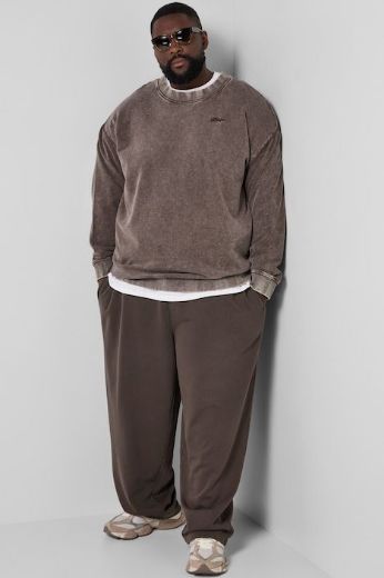 Moda za polnejše Majica dugih rukava sportska šireg kroja okruglog izreza plus velikost, xxl, Ulla Popken in Johann Popken (JP1880)