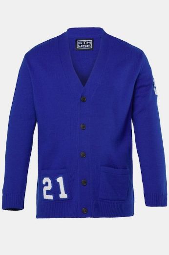 Moda za polnejše Kardigan dugih rukava šireg kroja V izreza s gumbima plus velikost, xxl, Ulla Popken in Johann Popken (JP1880)